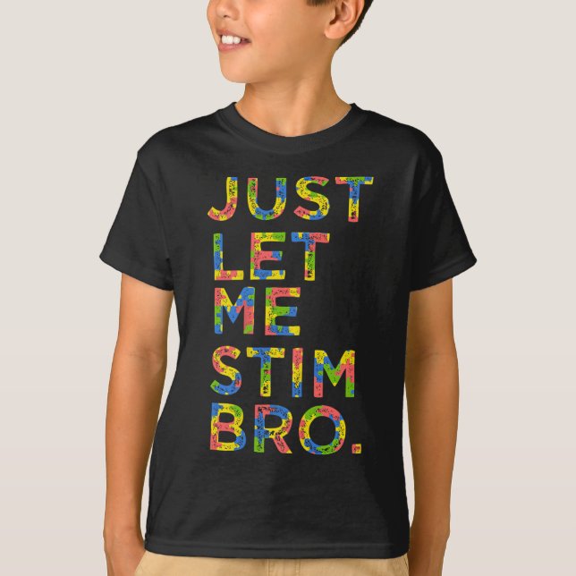 Camiseta Divertido mes de concientización sobre el autismo  (Anverso)