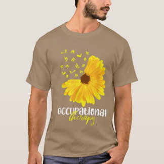 Camiseta Divertido mes de terapia ocupacional de SunFlower