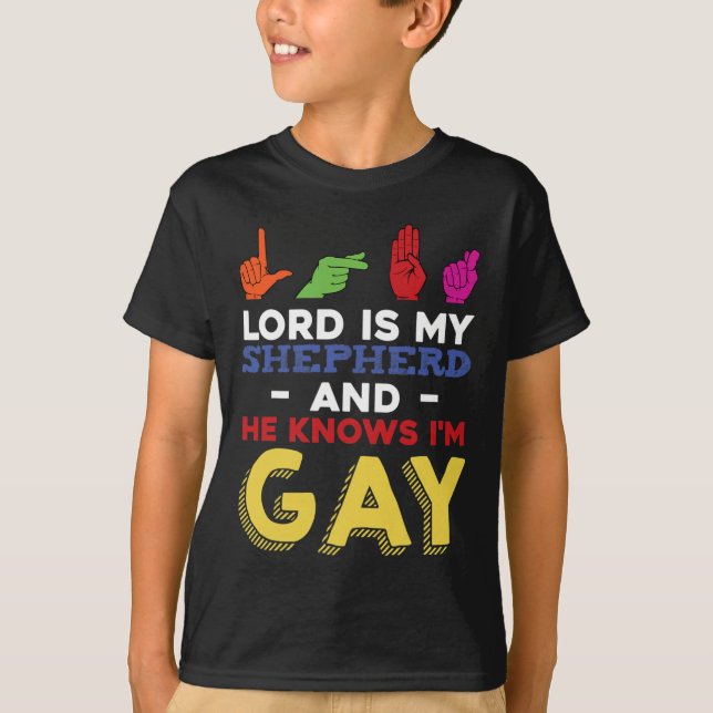 Camiseta Divertido Mes del Orgullo Gay LGBT Conciencia Leng (Anverso)