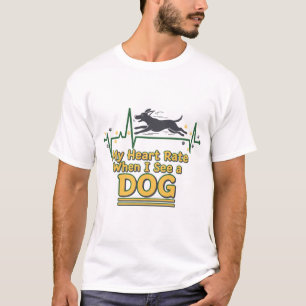 Camiseta Divertido Mi Frecuencia Cardíaca Cuando Veo Un Per