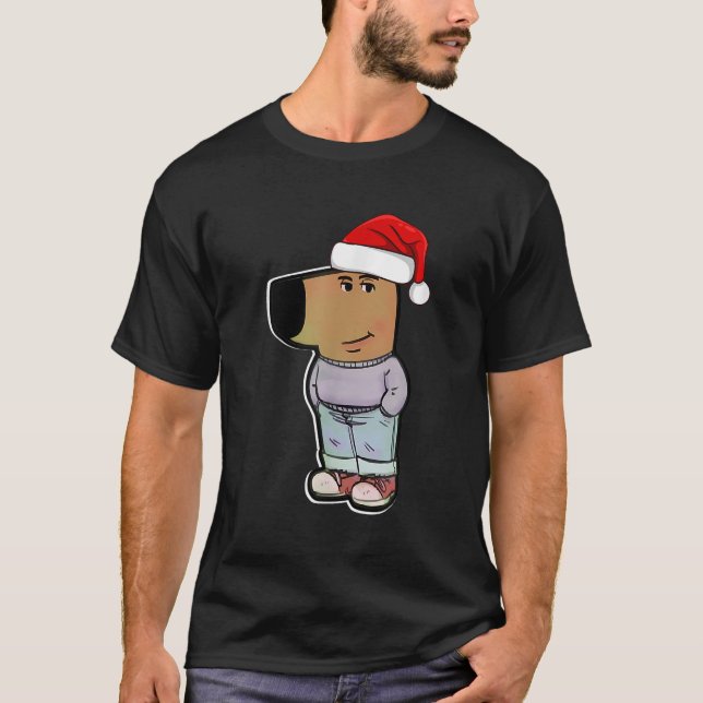 Camiseta Divertido Mi Nuevo Personaje Chico Tranquilo Perro (Anverso)