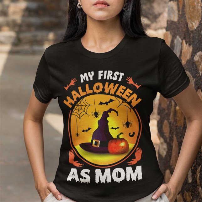 Camiseta Divertido mi primer Halloween como mamá (Subido por el creador)