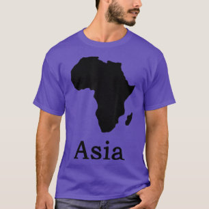 Camiseta Divertido Miedup Africa Asia 