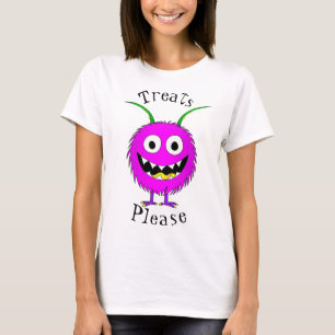 Camiseta Divertido, Monstruo de Dibujos Animados, Halloween