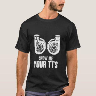 Camiseta Divertido Muéstrame las Carreras de Autos Twin Tur