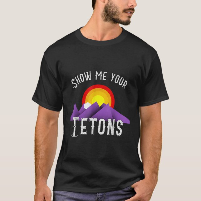Camiseta Divertido Muéstrame tus Tetones T Shirt (Anverso)