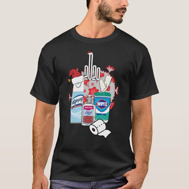 Camiseta Divertido Navidades de cuarentena de Holiday Essen (Anverso)