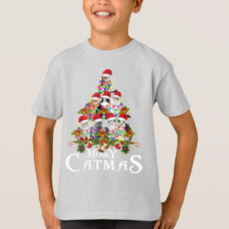 Camiseta Divertido Navidades de las luces de los árboles de