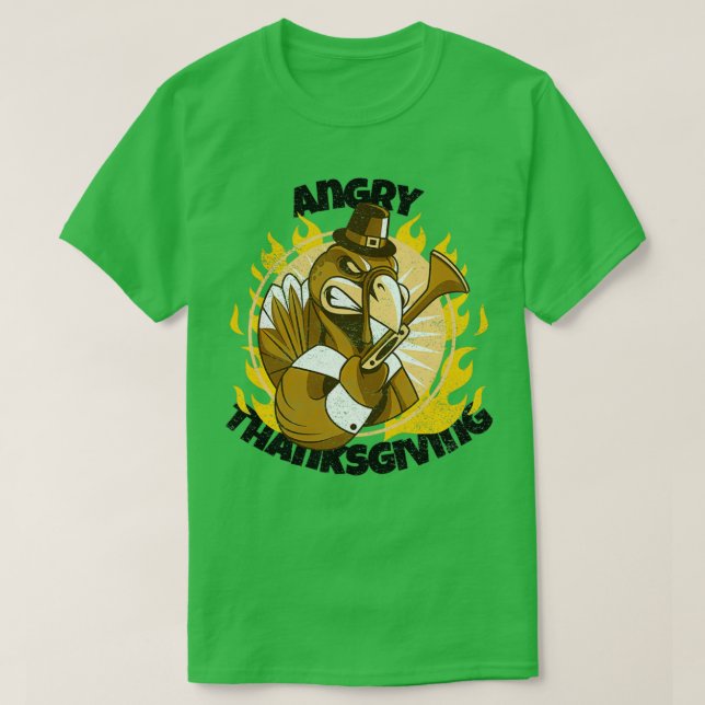 Camiseta Divertido Navidades turcos de Acción de Gracias Añ (Diseño del anverso)