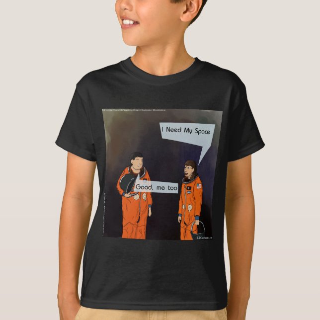 Camiseta Divertido Necesito Mi Espacio (Anverso)