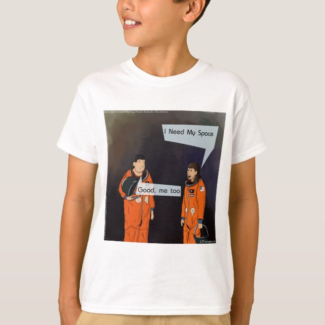 Camiseta Divertido Necesito Mi Espacio (Anverso)