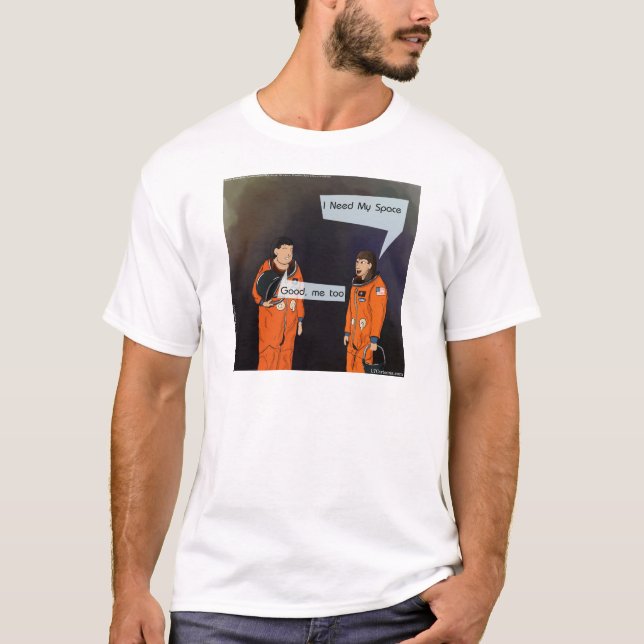 Camiseta Divertido Necesito Mi Espacio (Anverso)