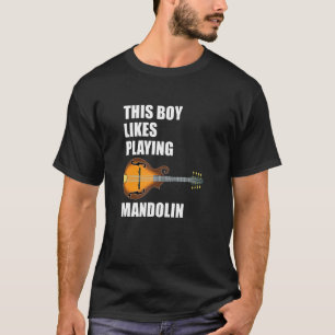 Camiseta Divertido niño que dice que le gustan las notas mu
