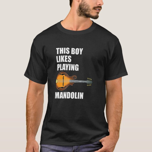 Camiseta Divertido niño que dice que le gustan las notas mu (Anverso)
