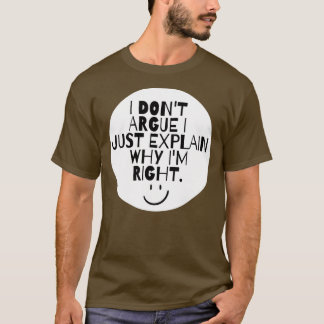 Camiseta Divertido, no lo discuto, solo explico por qué ten