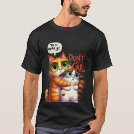 Camiseta Divertido "No lo hagas Carl" Gato en la 9ª Vida✨🐈
