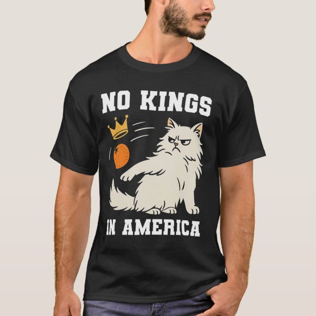 Camiseta Divertido No Reyes En Estados Unidos (Anverso)