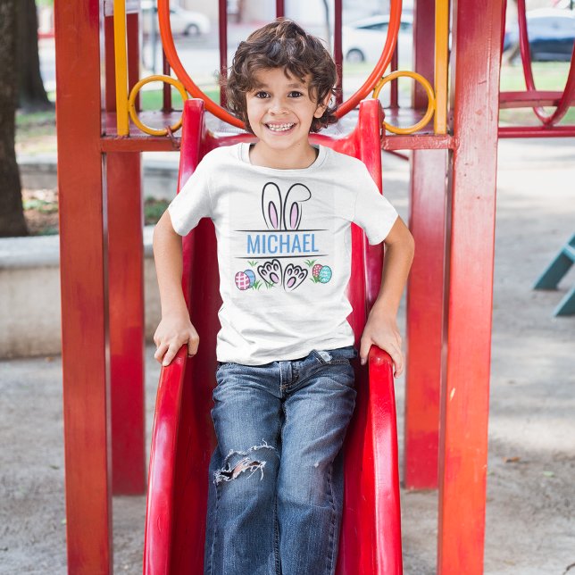 Camiseta Divertido nombre de conejito de Pascua Personaliza (Subido por el creador)