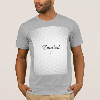 Camiseta Divertido nombre de golf personalizado con inicial