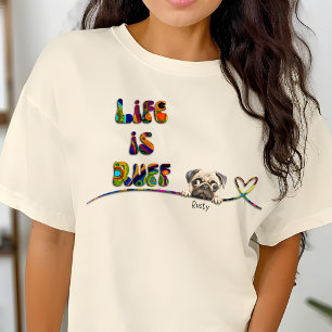 Camiseta Divertido nombre personalizado de perro de cerdo r
