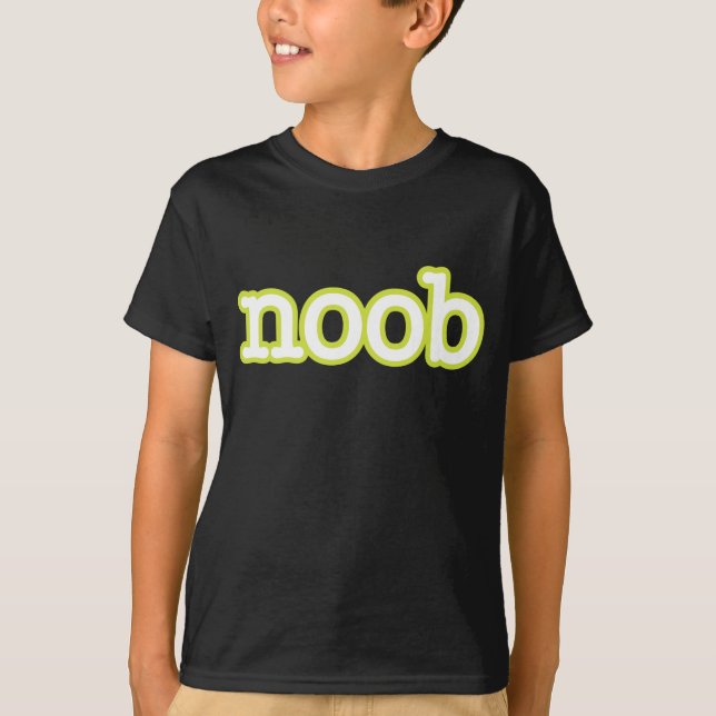 Camiseta divertido, noob del friki (Anverso)