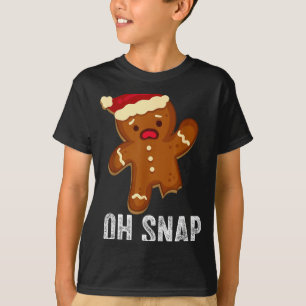 Camiseta Divertido Oh Snap Hombre de Jengibre Navidad Galle