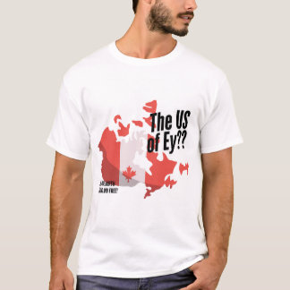 Camiseta Divertido orgullo canadiense Tee. Protesta de mapa