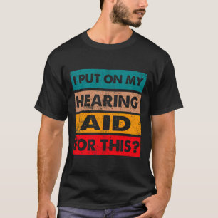Camiseta Divertido Orgullo Sordo Concienciación Rótulo Leng