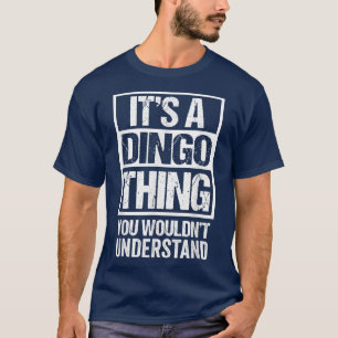 Camiseta Divertido Padre De Dingo Cita Que Es Un Amo De Per