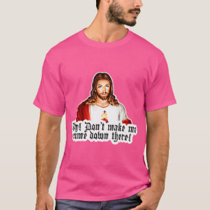 Camiseta Divertido padre enojado Jesús Meme arte digital
