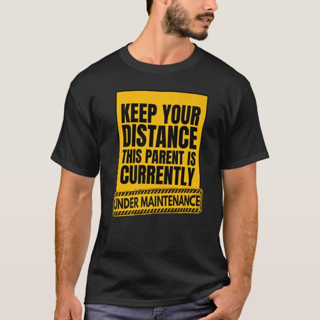Camiseta Divertido padre madre padre Chiste Cansado Día de  (Anverso)