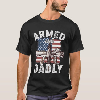 Camiseta Divertido Padre Muerto Por Padres Día Bandera De E