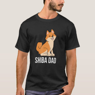 Camiseta Divertido padre shiba inu perro chiba inu Papa gra