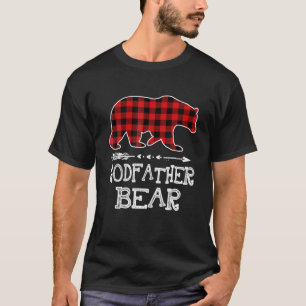 Camiseta Divertido padrino de oso Navidades familiares a ju