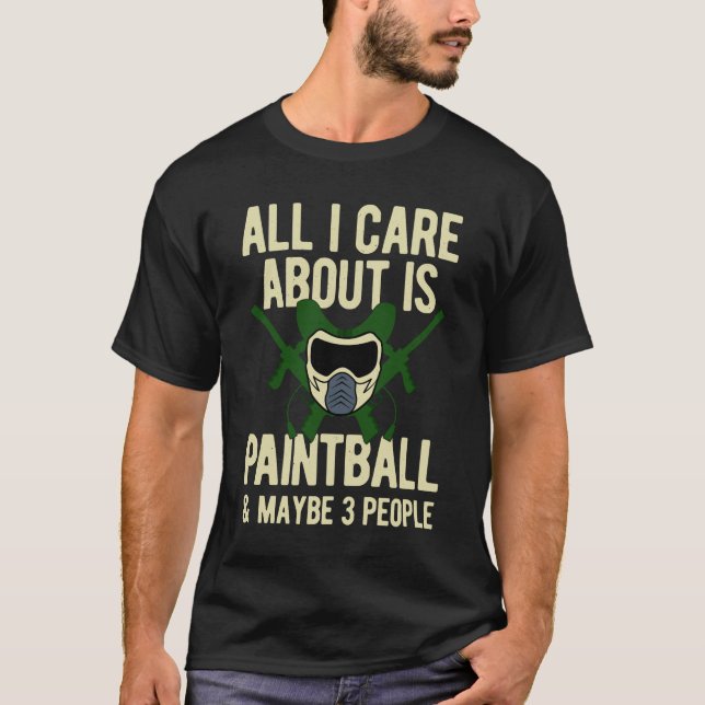 Camiseta Divertido Paintball (Anverso)