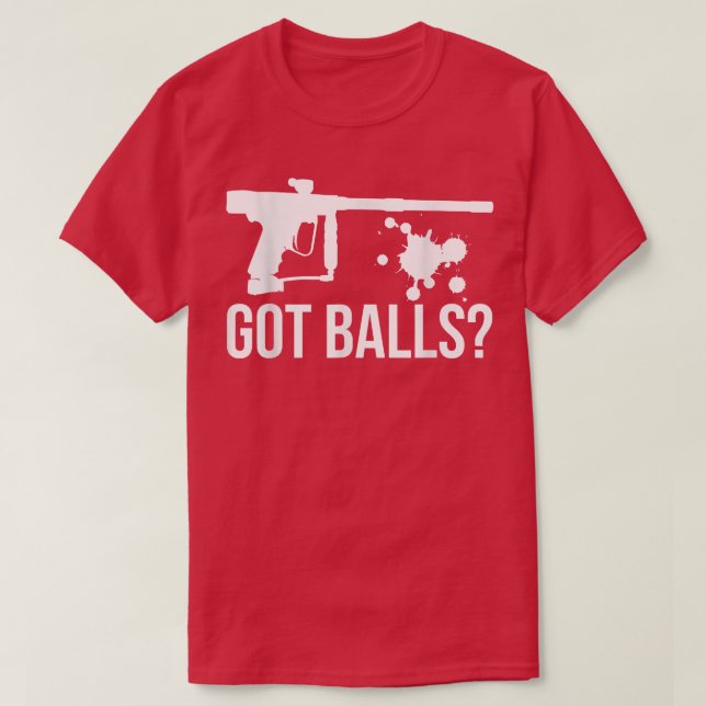 Camiseta Divertido Paintball  (Diseño del anverso)