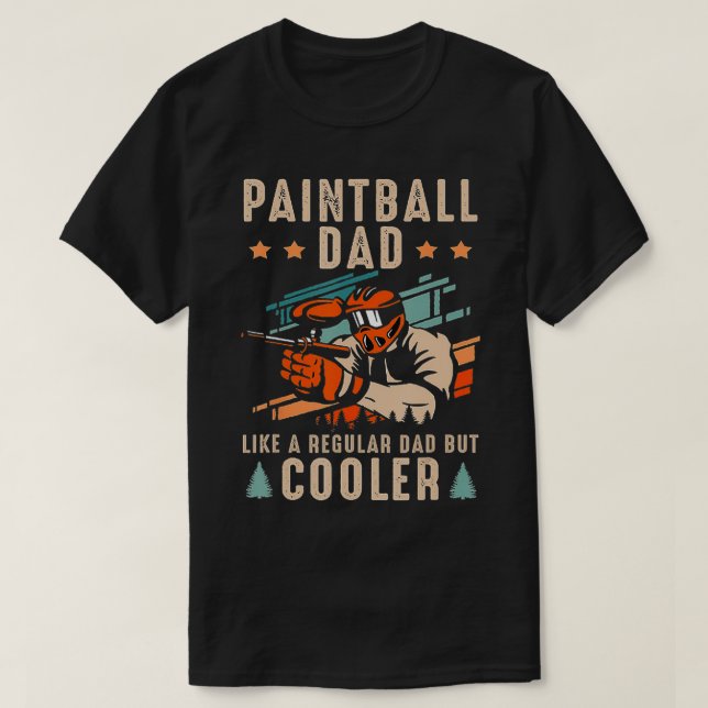 Camiseta Divertido Paintball Dad Definition Paintballing 3 (Diseño del anverso)