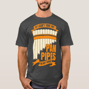 Camiseta Divertido panel Tubería de canto de flauta de rega