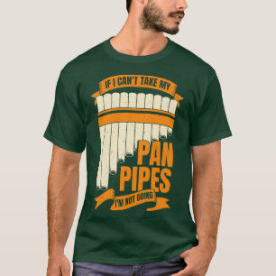 Camiseta Divertido panel Tubería de canto de flauta de rega