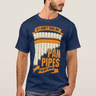 Camiseta Divertido panel Tubería de canto de flauta de rega