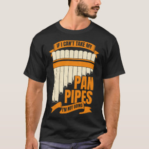 Camiseta Divertido panel Tubería de canto de flauta de rega