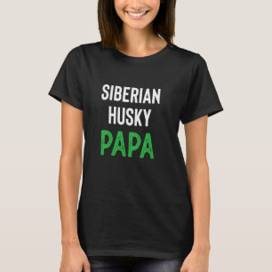 Camiseta Divertido Papá Husky Siberiano
