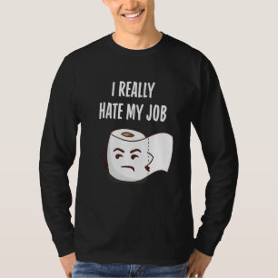 Camiseta Divertido papel higiénico enojado que realmente od