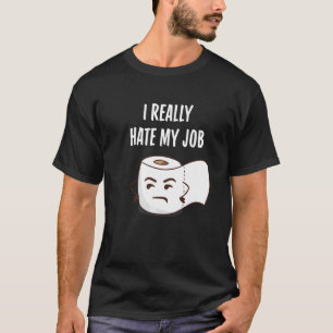 Camiseta Divertido papel higiénico enojado que realmente od
