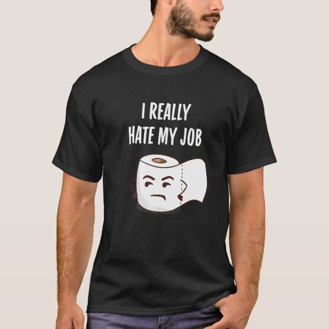 Camiseta Divertido papel higiénico enojado que realmente od (Anverso)