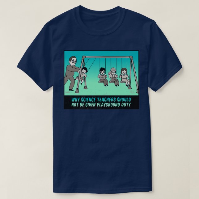 Camiseta Divertido para profesores de ciencias Premium 426 (Diseño del anverso)