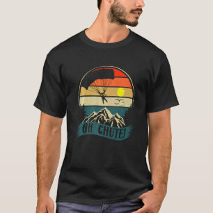 Camiseta Divertido Paracaidismo de Saltos en Caída Libre Oh