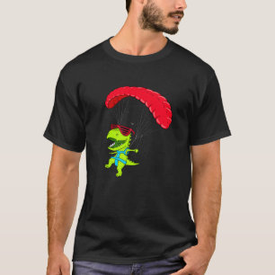 Camiseta Divertido parapente dinosaurio parapente