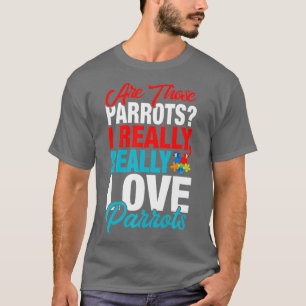 Camiseta Divertido Parrot Lover - Me Encantan Realmente Los