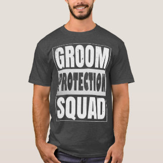 Camiseta Divertido partido de bachiller en Groom Protection